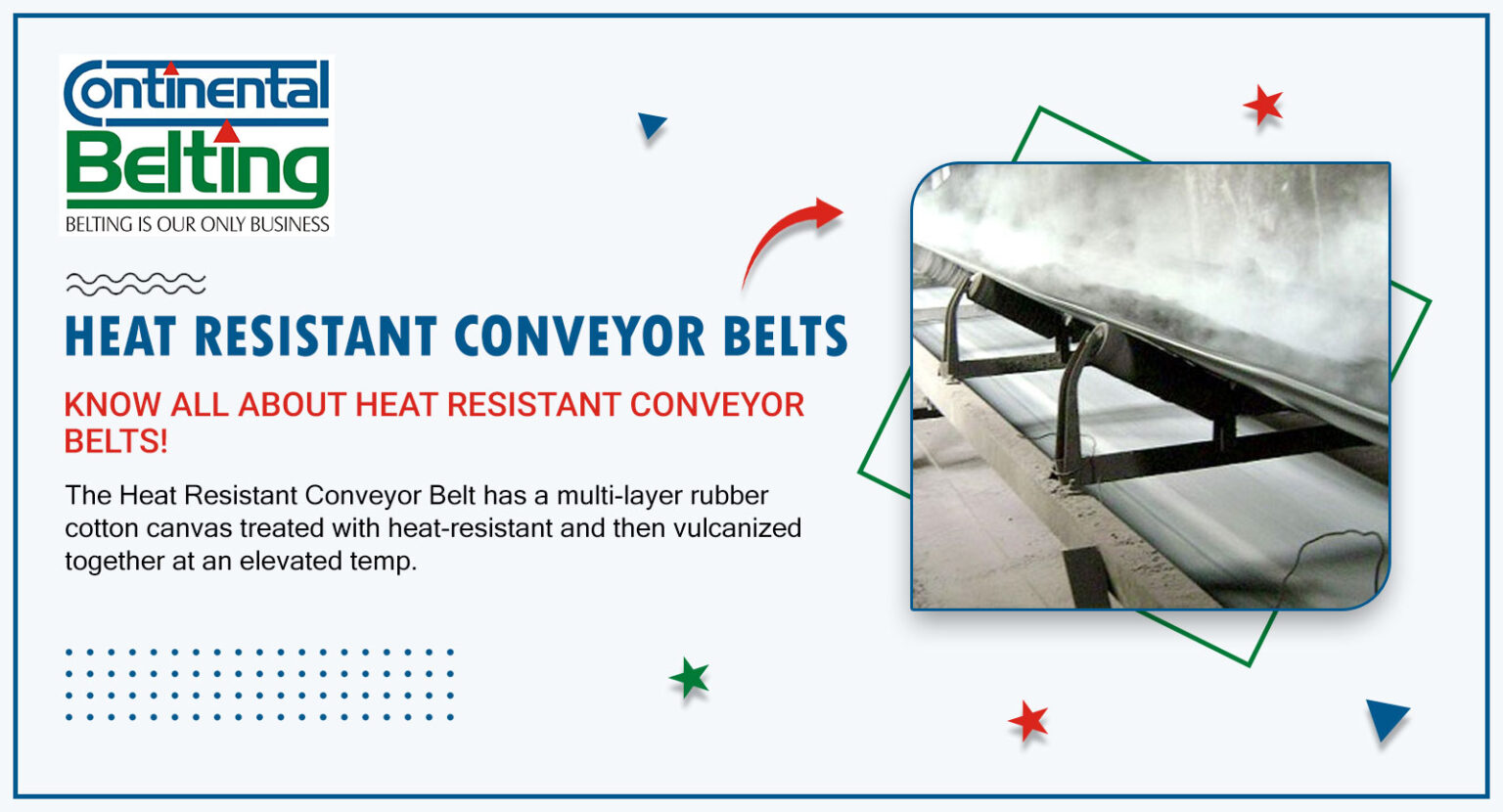 Heat Resistant Belt Continental Belting Pvt Ltd 3089